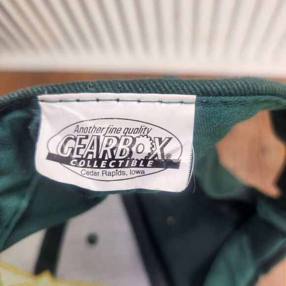 John Deere Gearbox Hat Cap Strapback Green Nostalgic Moline, Ill. Farmer Tractor - Picture 10 of 10